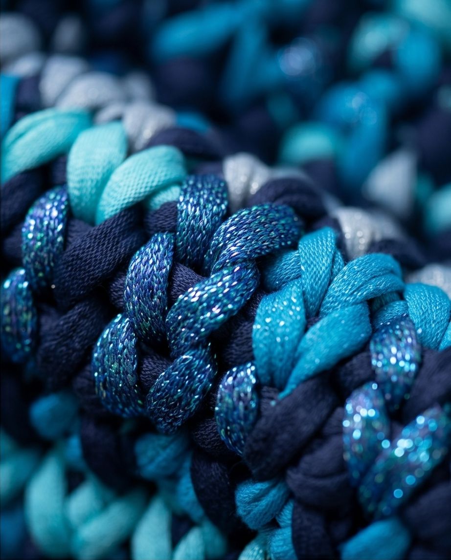 Ocean Aura Handmade Crochet Mini Bag