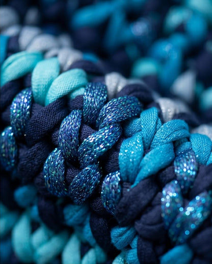 Ocean Aura Handmade Crochet Mini Bag