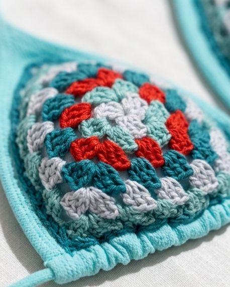 VTBags Ocean Breeze Handmade Crochet Bikini Set