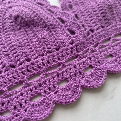 VTBags Orchid Bloom Handmade Crochet Top