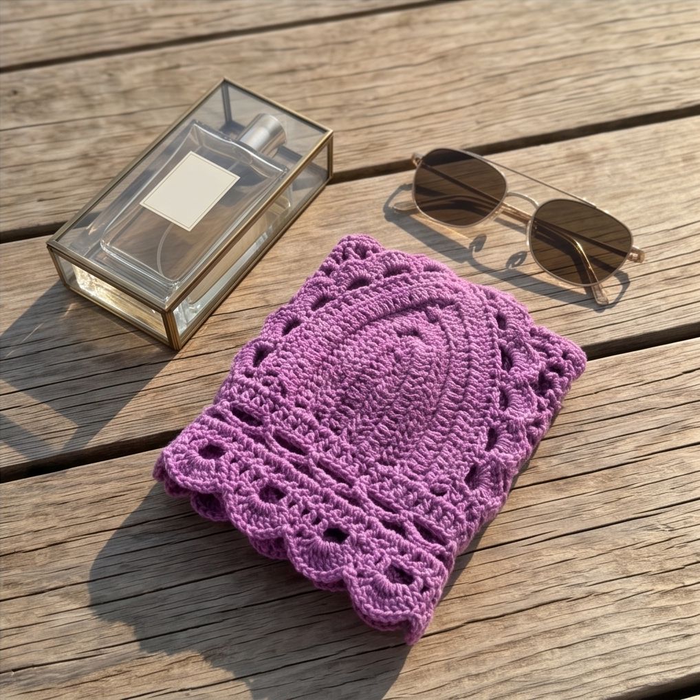 VTBags Orchid Bloom Handmade Crochet Top