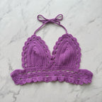 VTBags Orchid Bloom Handmade Crochet Top