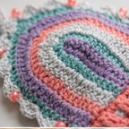 VTBags Pastel Lagoon Handmade Crochet Bikini Top