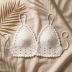 VTBags Pure White Handmade Crochet Top