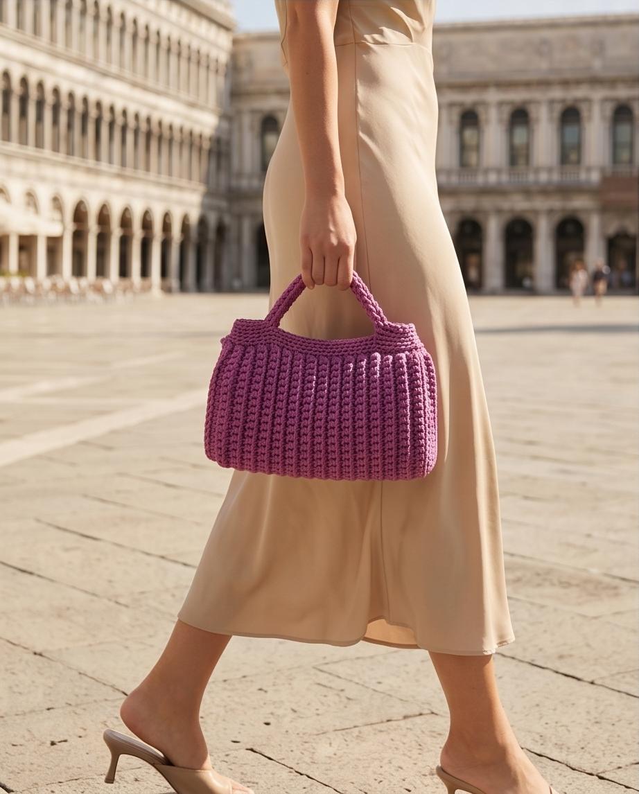 VTBags Rosé Bloom Handmade Bag