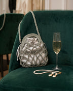 VTBags Sage Glow Net Crochet Bag