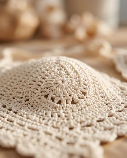 VTBags Sand Beige Luxe Handmade Crochet Top