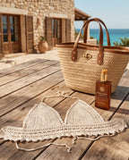 VTBags Sand Beige Luxe Handmade Crochet Top