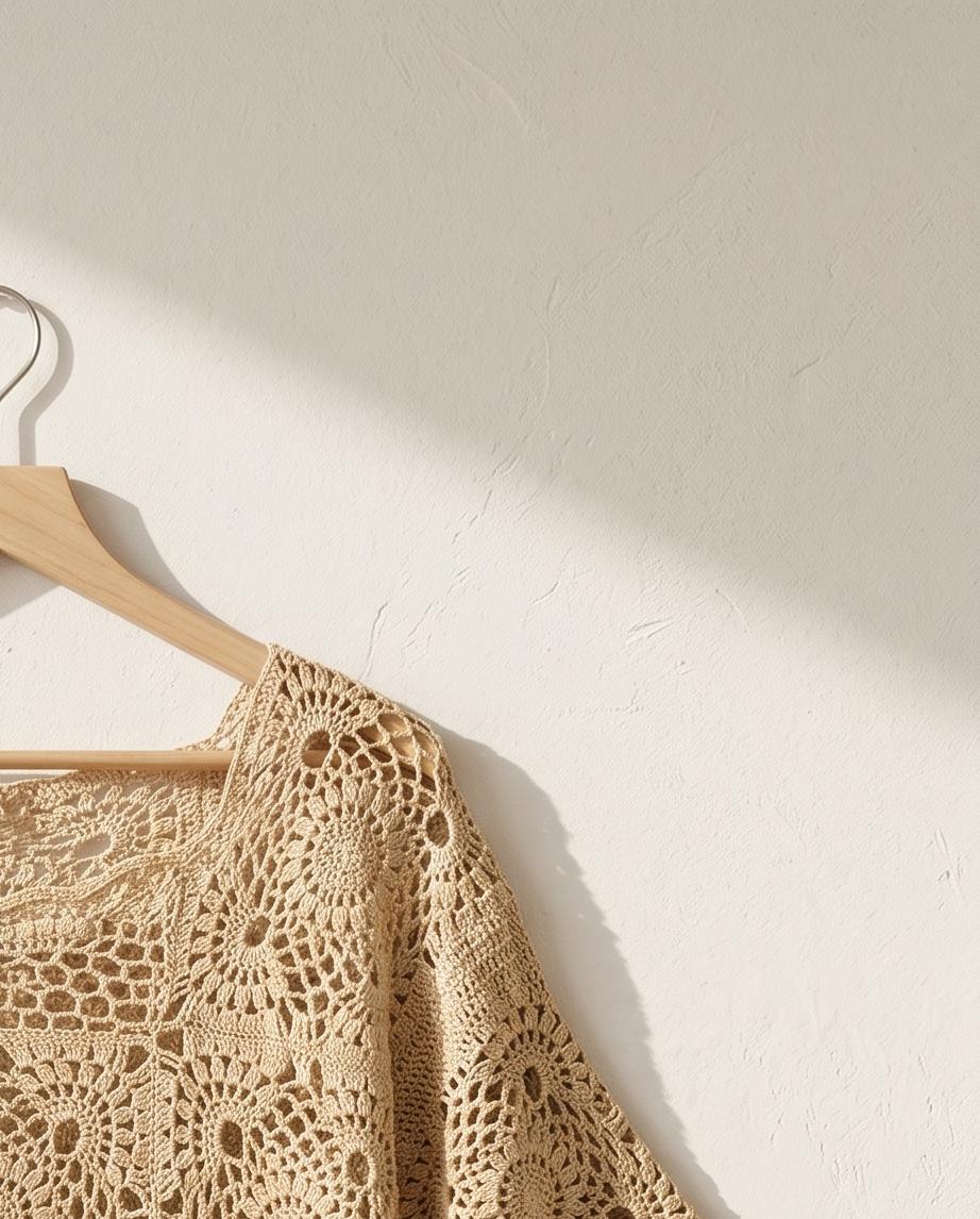 VTBags Sand Dune Crochet Beach Cover-Up