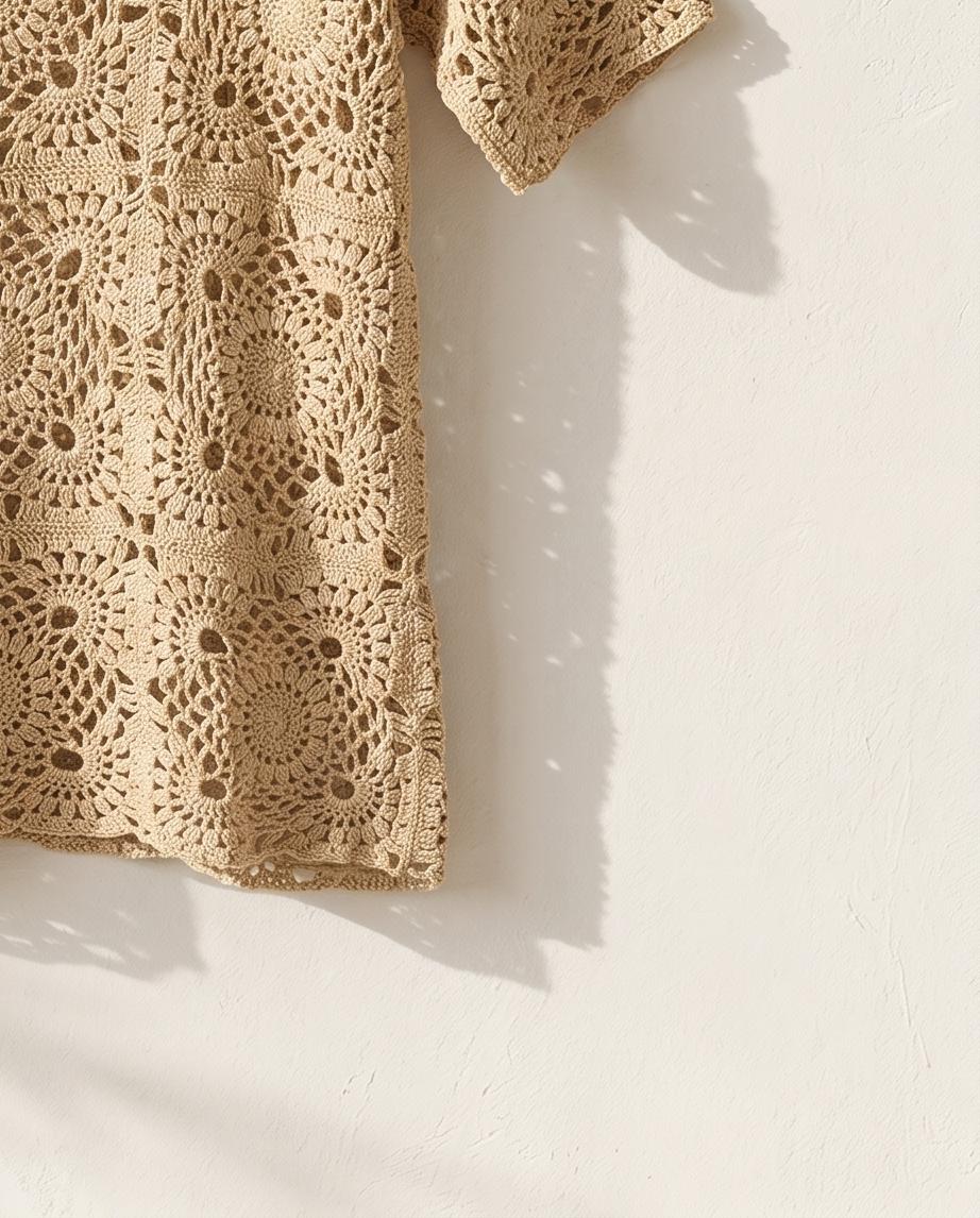 VTBags Sand Dune Crochet Beach Cover-Up