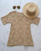 VTBags Sand Dune Crochet Beach Cover-Up