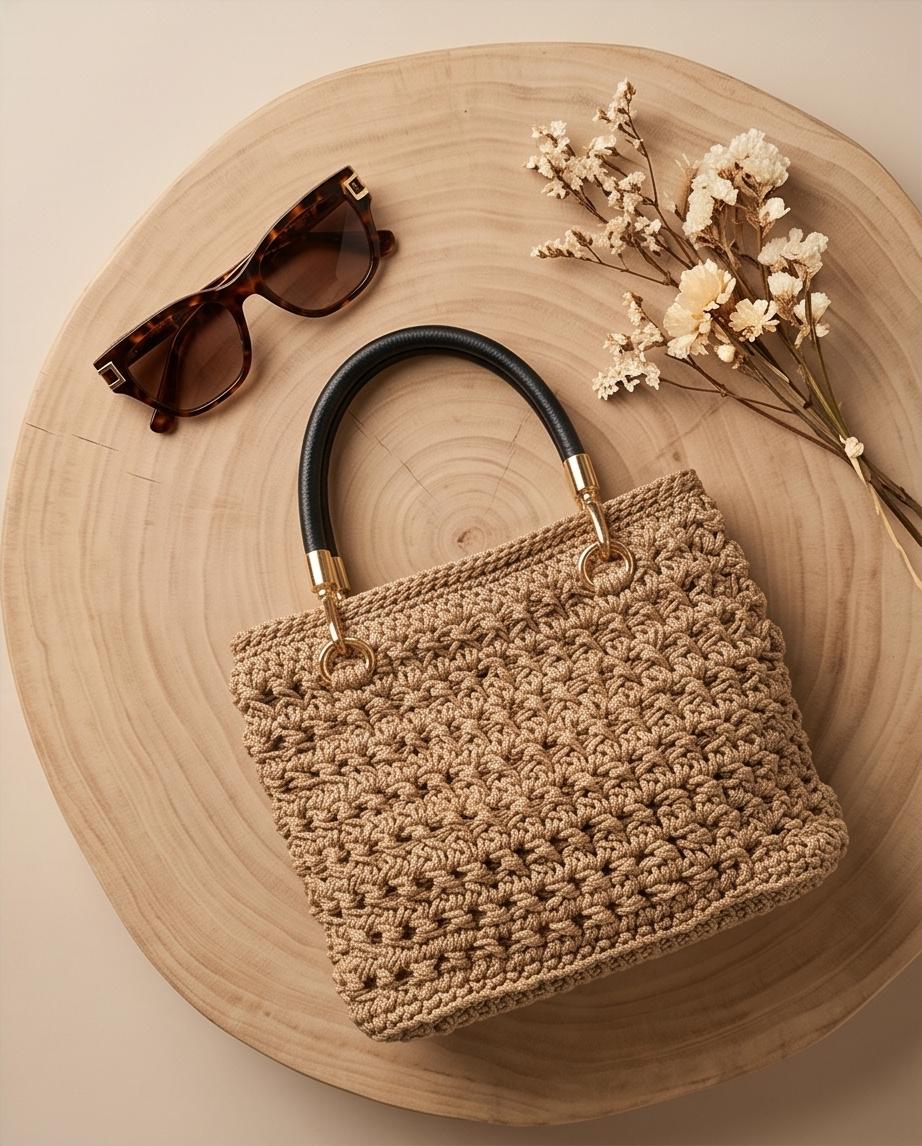 VTBags Sand Dune Crochet Handbag