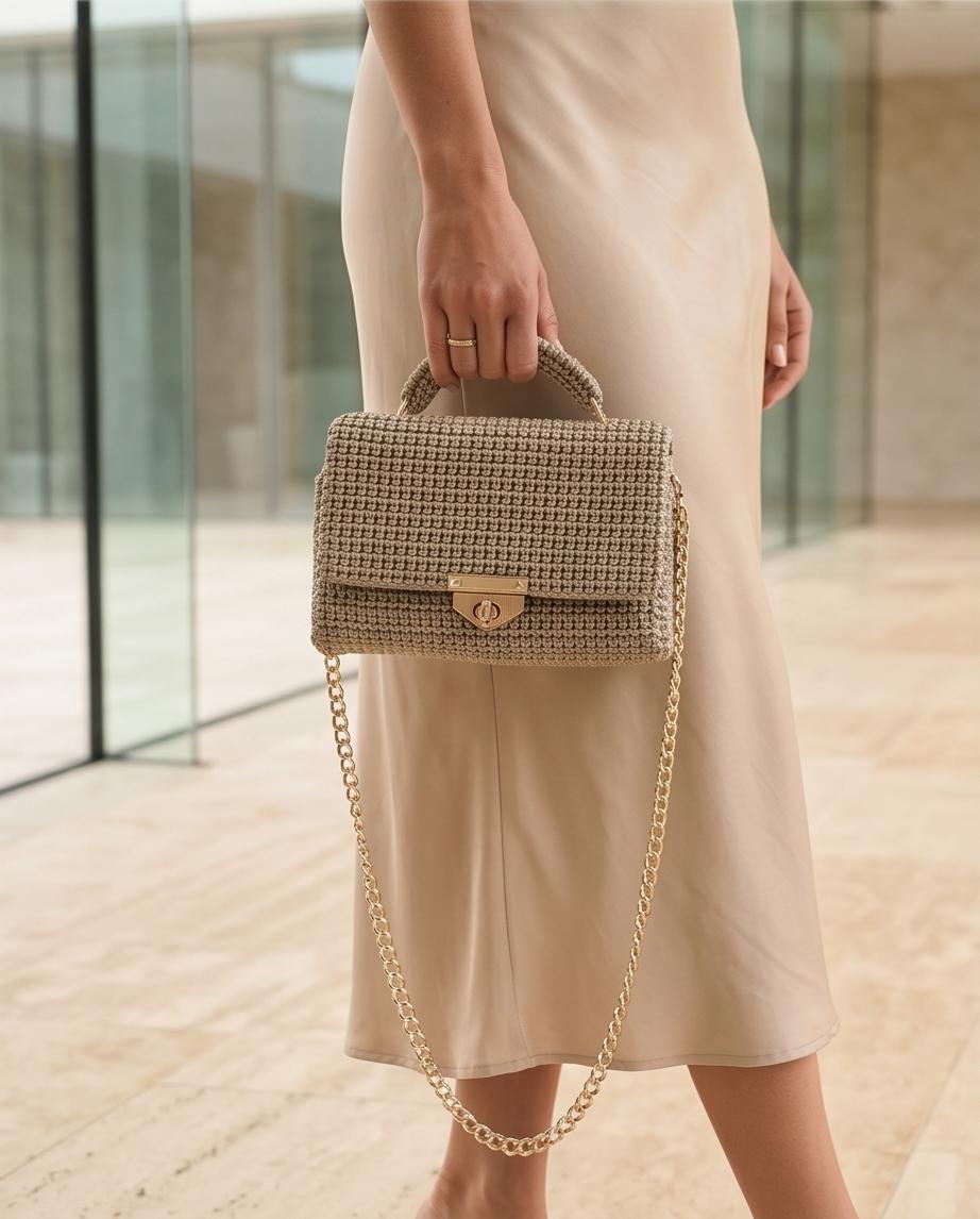 VTBags Sand Luxe Crochet Bag
