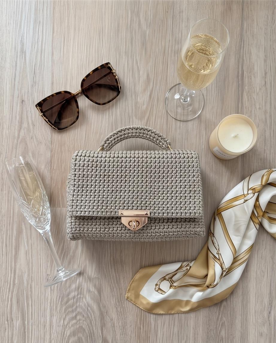 VTBags Sand Luxe Crochet Bag