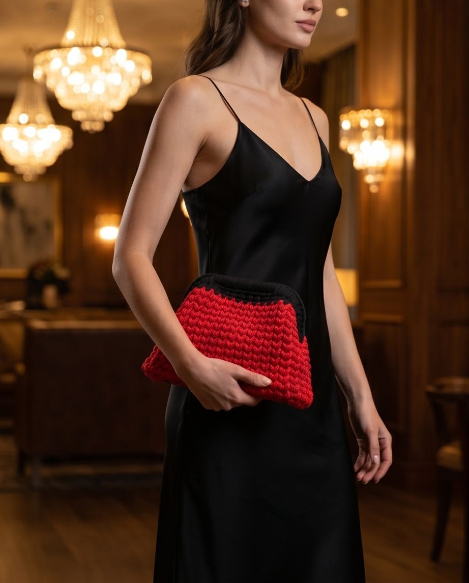 VTBags Scarlet Noir Handmade Bag