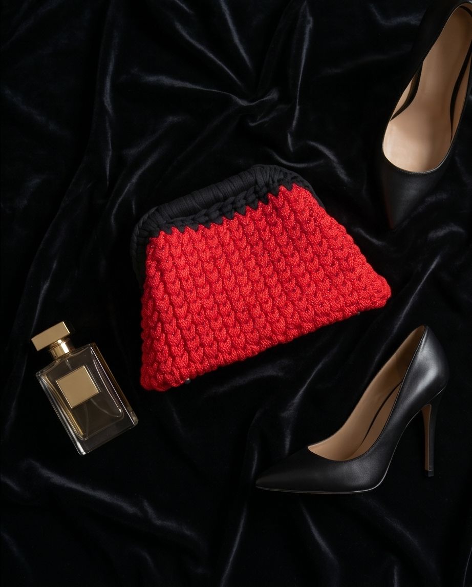 VTBags Scarlet Noir Handmade Bag