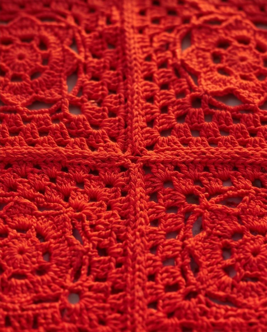 VTBags Scarlet Rose Crochet Cover Up