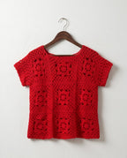 VTBags Scarlet Rose Crochet Cover Up