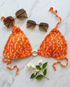 VTBags Sunset Mirage Handmade Crochet Bikini Top