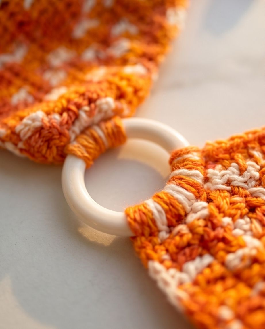 VTBags Sunset Mirage Handmade Crochet Bikini Top