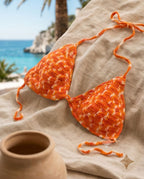VTBags Sunset Waves Handmade Crochet Bikini Top