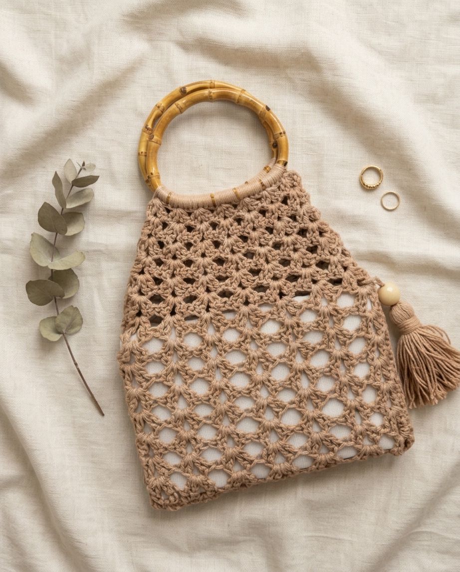 VTbags “Boho Natural Handbag”