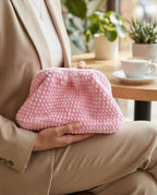 Mini Bag Soft Pink – Borsa Handmade Effetto Velvet