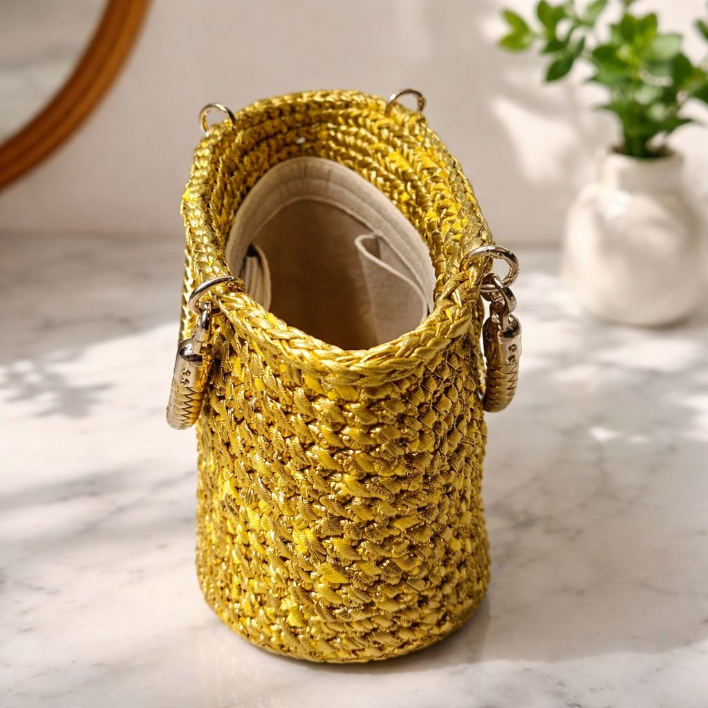 Mini Bag Handmade Oro – Eleganza Brillante