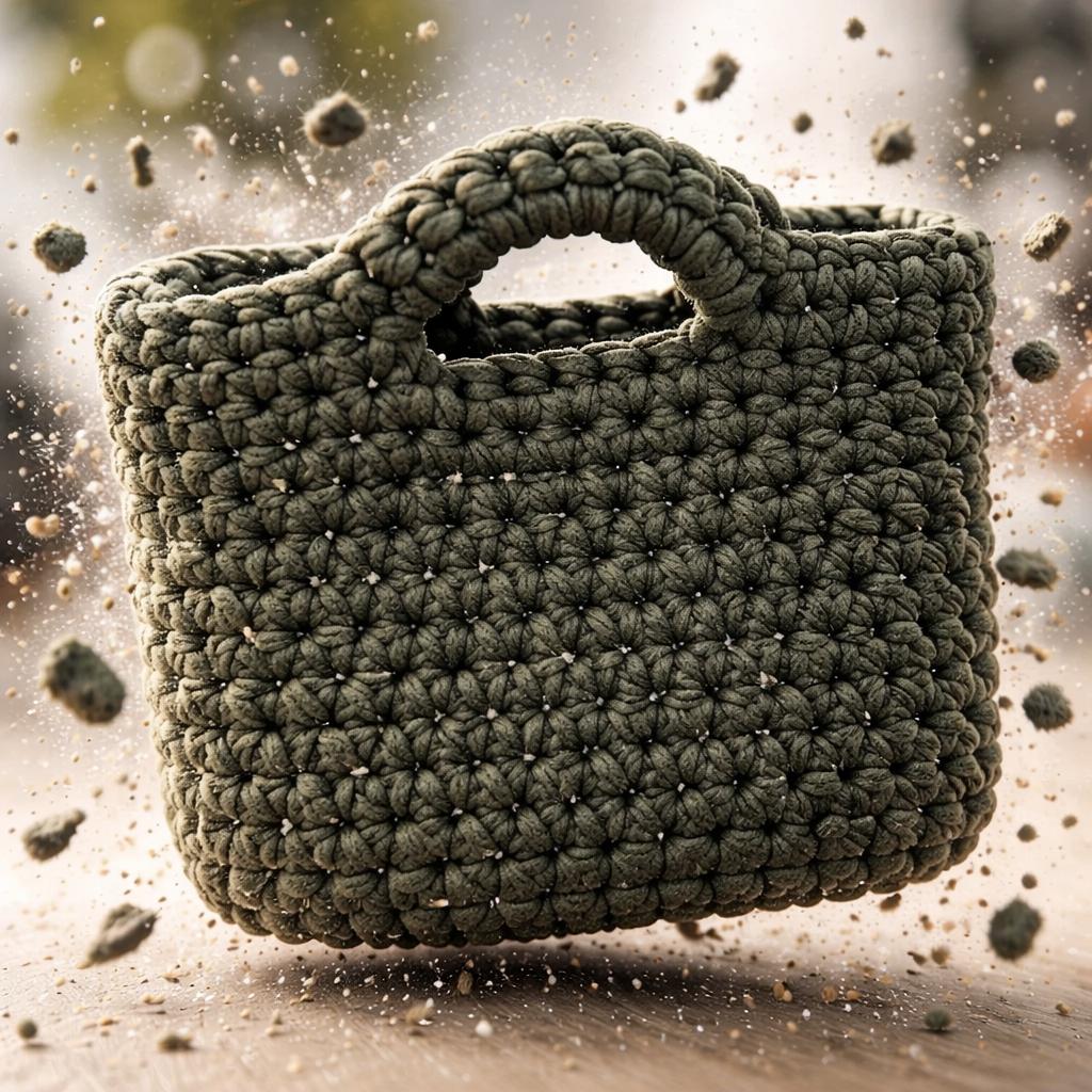 Mini Bag Handmade Verde Bosco – Borsa Artigianale