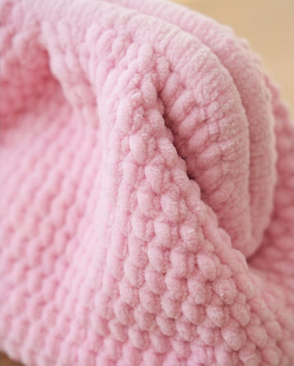 Mini Bag Rosa Chiaro – Borsa Fatta a Mano Effetto Velluto