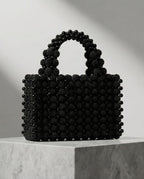 Mini Bag Gioiello Nera – Borsa Elegante Artigianale